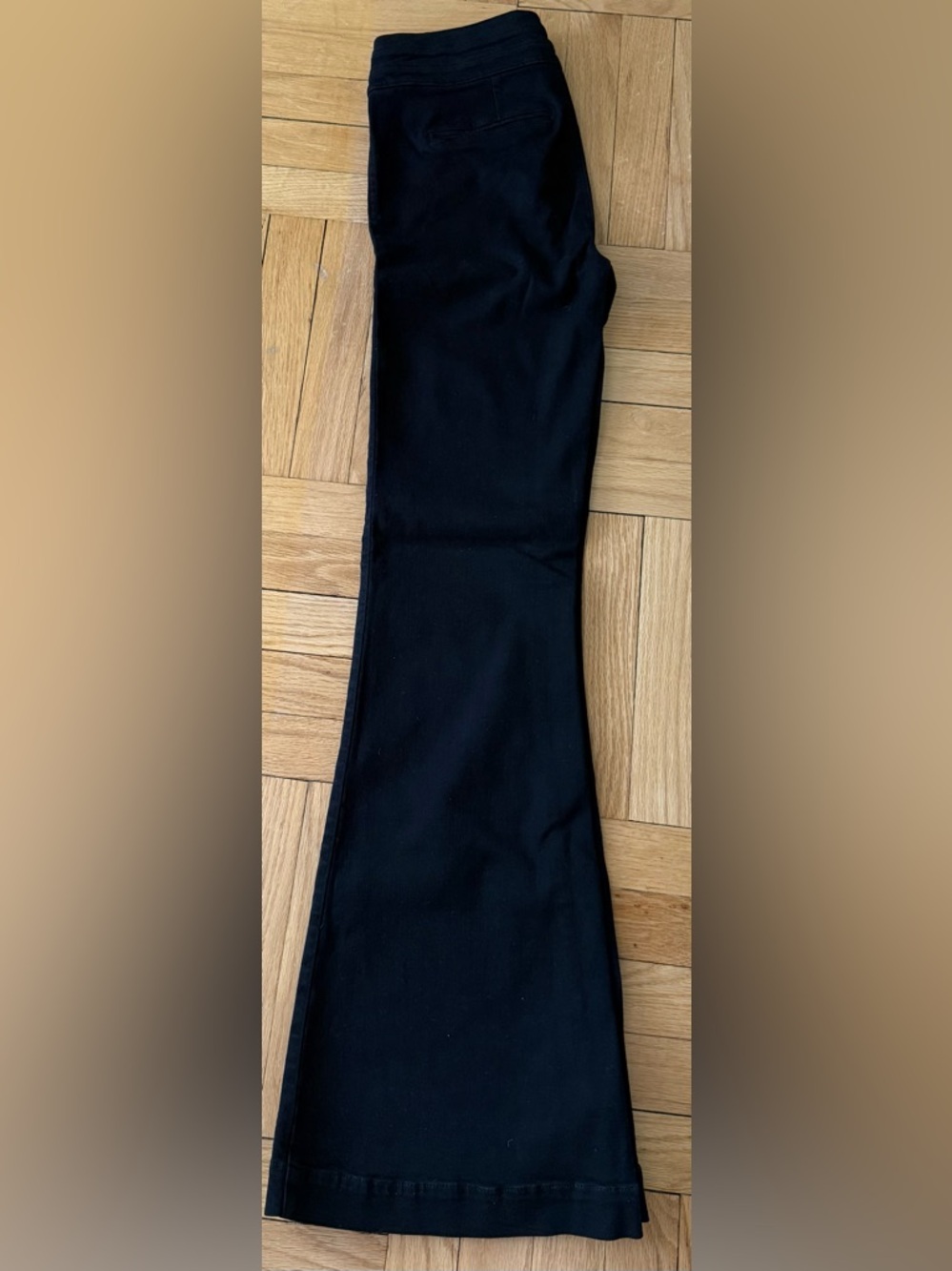 PAIGE Black Denim Jeans Flare Size 28